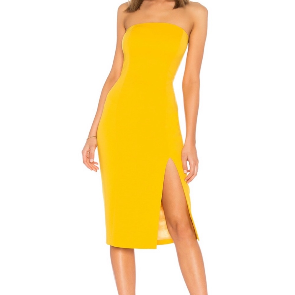 Jay Godfrey - Thompson Midi Dress - Lemon